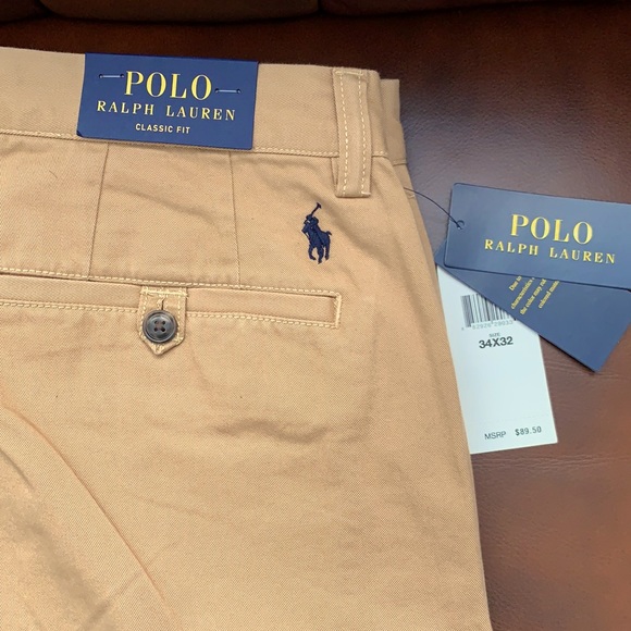 Polo Ralph Lauren classic fit chinos NWT